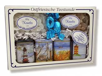 "Die vier Ostfriesen mit Kandis" Geschenkset 