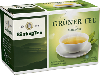 Bünting BIO Grüner Tee 20x1,75g 