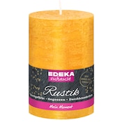Stumpenkerze Rustik gelb 16x7cm 
