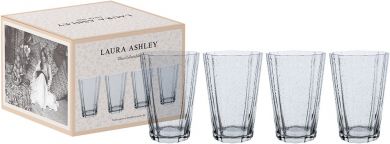Laura Ashley Glass Collectables - 4 Longdrinkgläser 0,41cl 