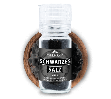 Schwarzes Salz Grob Mühle 80g 