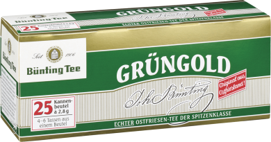 Bünting Grüngold Kannenbeutel 25 x 2.8 g 