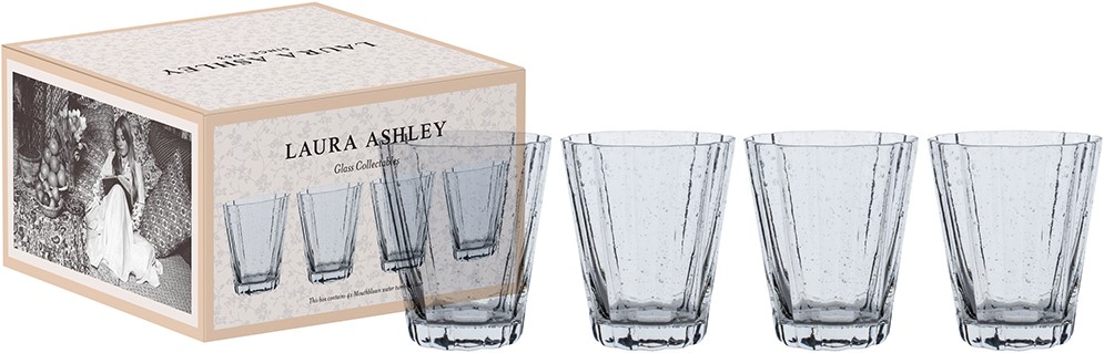 Laura Ashley Blueprint Collectables - 4 Wassergläser 0,25cl