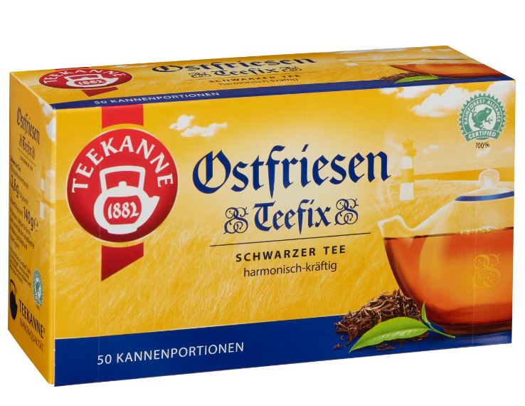 Teekanne Ostfriesen Teefix 50x1,5g